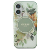 Guess IML Blume & Tonal Kreis MagSafe - iPhone 16 Plus Fall (grün)