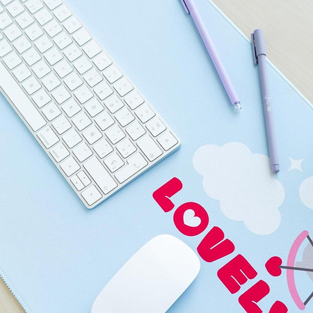 Pusheen - XXL herní/stolní podložka z kolekce Purrfect Love (80 x 35 cm)