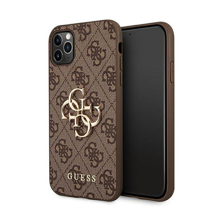 Guess 4G Big Metal Logo - iPhone 11 Pro tok (barna)