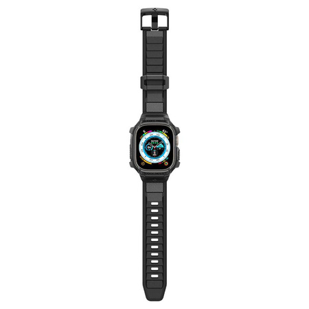 Spigen Rugged Armor Pro - Pánt tokkal az Apple Watch Ultra 49 mm-es órához (fekete)