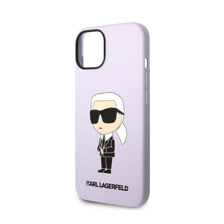 Karl Lagerfeld Silicone NFT Ikonik - Coque iPhone 14 (violet)