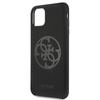 Guess Silicone 4G Tone to Tone - Etui iPhone 11 Pro Max (Black)