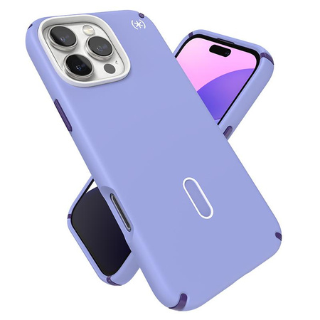 Speck Presidio2 Pro ClickLock & MagSafe - Coque pour iPhone 16 Pro Max (Future Lavender / Cassis Purple / White)