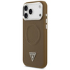 Guess Triangle Logo MagSafe - Case iPhone 17 Pro (Brown)