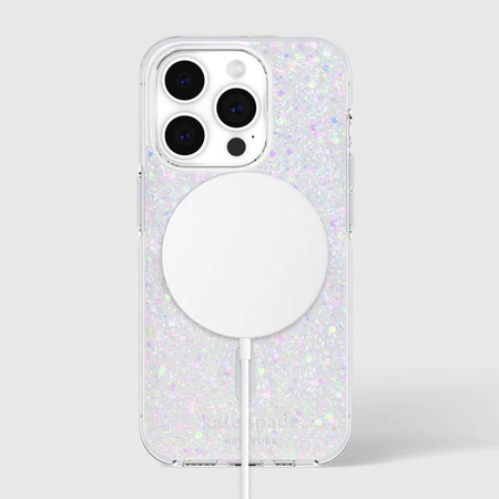 Kate Spade New York Schutzhülle MagSafe - iPhone 15 Pro (Chunky Glitter)