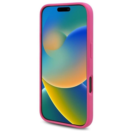 Karl Lagerfeld Silicone Choupette Head Print MagSafe - Hülle für iPhone 16 (fuchsia)