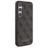 Guess 4G Metal Gold Logo - pouzdro pro Samsung Galaxy S24 FE (hnědé)