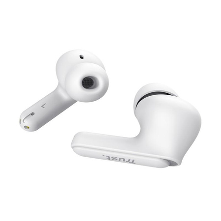 Trust Yavi - Wireless In-Ear Bluetooth TWS Earbuds with Charging Case & ENC (White)