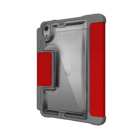 STM Dux Plus - Armored Case iPad mini 7 (2024) / mini 6 (2021) MIL-STD-810G with Apple Pencil holder (Red)