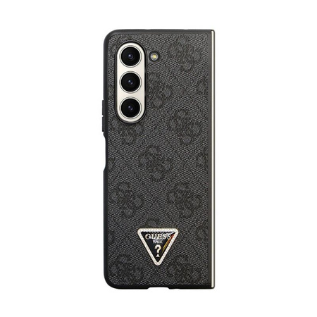 Guess Leather 4G Diamond Triangle - Étui Samsung Z Fold 5 (noir)