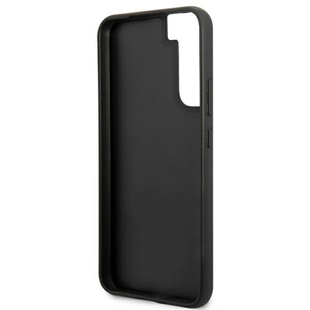 Guess 4G Metal Gold Logo - Etui Samsung Galaxy S22+ (gris)