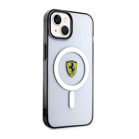 Ferrari Outline Magsafe - pouzdro pro iPhone 14 Plus (průhledné)