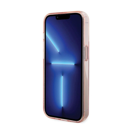 Karl Lagerfeld Ring Stand Karl & Choupette MagSafe - pouzdro pro iPhone 15 Pro (růžové)