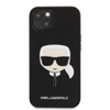 Karl Lagerfeld Saffiano Ikonik Karl`s Head - iPhone 13 tok (fekete)