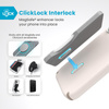 Speck Presidio2 Pro ClickLock & MagSafe - Coque iPhone 16 (Bleached Bone / Heirloom Gold / Hazel Brown)