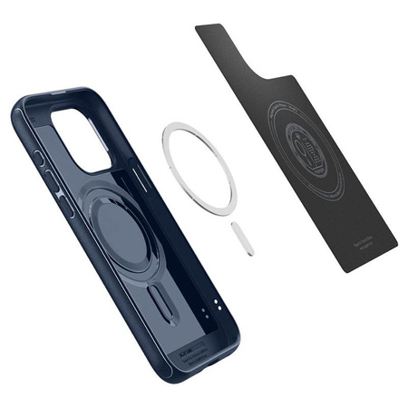 Spigen Mag Armor MagSafe - Hülle für iPhone 15 Pro Max (Marineblau)