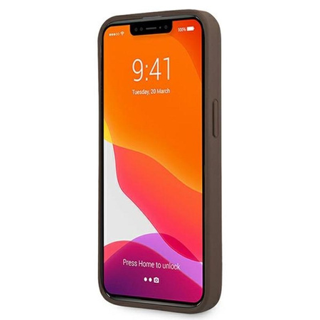 Guess 4G Ring Case - iPhone 13 Pro Max Case (brown)