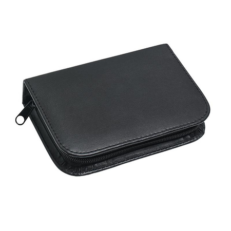 Duży zestaw do manicure w etui, 10 elementów (czarny)