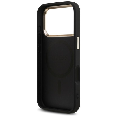 ETUI DO IPHONE 17 PRO do MAGSAFE GUESS ORYGINALNE CZARNE ELEGANCKIE
