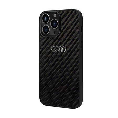 Audi Carbon Fiber - Coque pour iPhone 13 Pro Max (Noir)