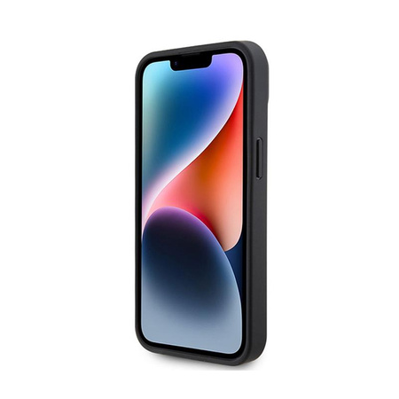 Ferrari Twist Metal Logo - Hülle iPhone 15 (czarny)