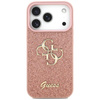 ETUI DO IPHONE 17 PRO RÓŻOWE GUESS ORYGINALNE BROKATOWE ELEGANCKIE