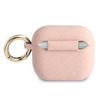Guess Silicone Glitter Case Est – Etui Airpods 3 (różowy)