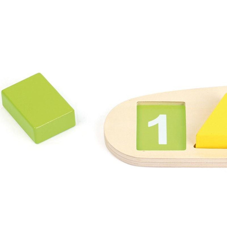 TOP BRIGHT - Puzzle en bois pour apprendre les formes
