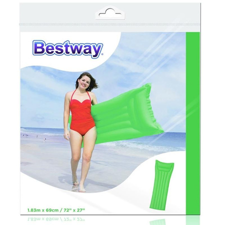 Bestway - Matelas de plage gonflable 183x69cm (Vert)