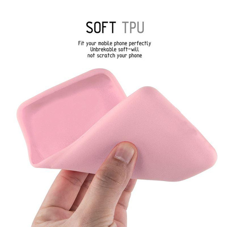 Crong Soft Skin Cover - Coque pour iPhone Xs / X (rose)