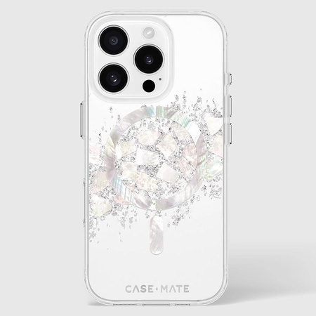 Case-Mate Karat MagSafe - iPhone 16 Pro case decorated with mother of pearl (A Touch of Pearl)