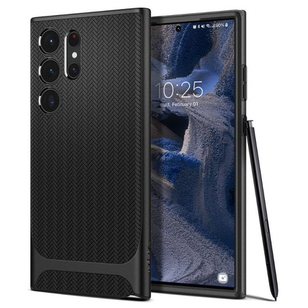 Spigen Neo Hybrid - Gehäuse für Samsung Galaxy S23 Ultra (Schwarz)
