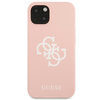 Guess Silikon 4G Big Logo - iPhone 13 Hülle (rosa)