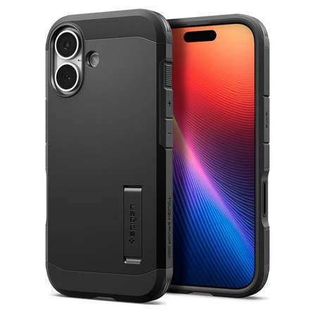 ETUI DO IPHONE 17 do MAGSAFE SPIGEN TOUGH ARMOR ORYGINALNE CZARNE CASE