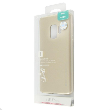 Mercure I-Jelly - Étui Samsung Galaxy S9 (Or)