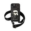 Karl Lagerfeld NFT Monogram Ikonik Patch - pouzdro na iPhone 14 (černé)