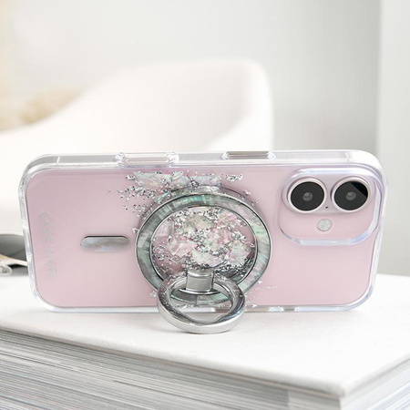 Case-Mate Karat MagSafe - Case for iPhone 16 with Pearl Inlay (A Touch of Pearl)