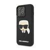 Karl Lagerfeld 3D Rubber Karl`s Head - iPhone 13 Pro Max Case (black)