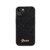 Guess Disco Metal Script - iPhone 15 Tasche (schwarz)