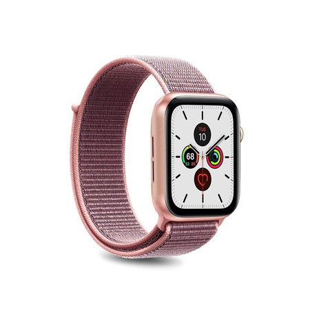 PURO Nylon - Bracelet pour Apple Watch 38/40/41 mm (Rose)