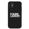 Karl Lagerfeld Silicone Stack Logo - pouzdro pro iPhone 11 (černé)