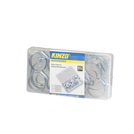 Kinzo - Set of clamping clamps 21 parts