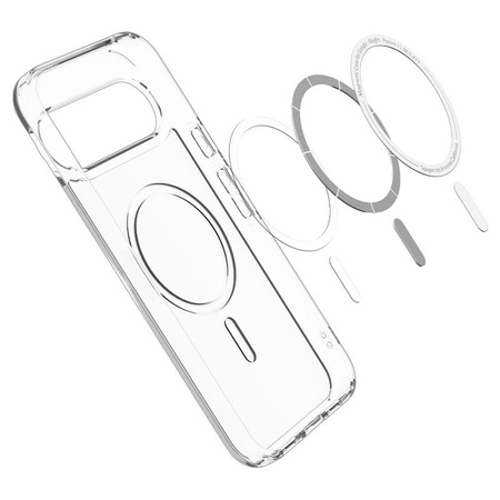Spigen Ultra Hybrid Mag MagSafe - Case for Google Pixel 10 Pro XL (Clear/White)