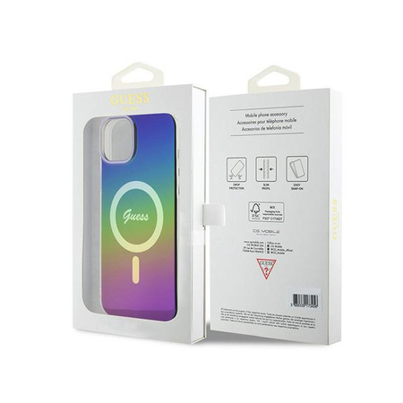 Guess IML Iridescent MagSafe - iPhone 15 Tasche (farbig)