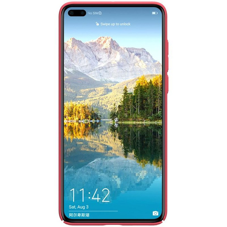 Nillkin Super Frosted Shield - Huawei P40 tok (világos piros)
