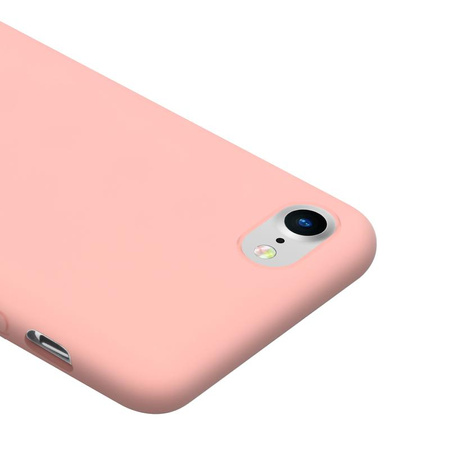 Crong Color Cover - pouzdro pro iPhone SE (2022/2020) / 8 / 7 (pískově růžové)