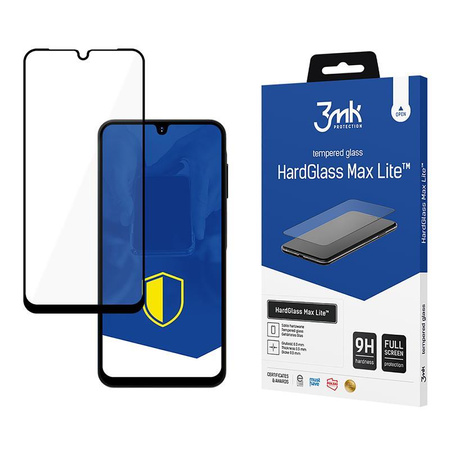 3mk HardGlass Max Lite - Gehärtetes Glas für Samsung Galaxy A16 4G/5G (Schwarz)