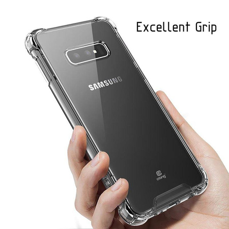 Crong Hybrid Protect Cover - Samsung Galaxy S10e Case (transparent)
