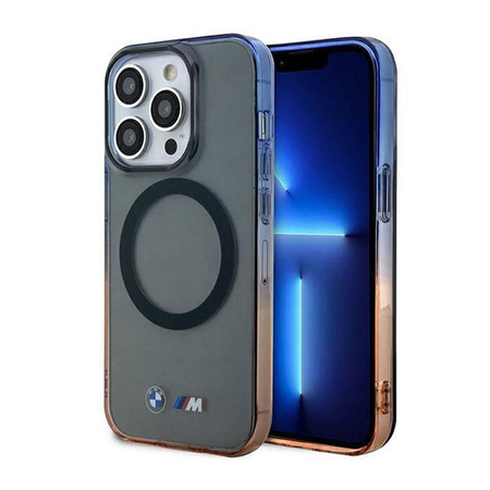 BMW Gradient Bumper MagSafe - Coque iPhone 14 Pro Max (Gris)