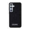 Karl Lagerfeld Rhinestone Metal Logo - Étui Samsung Galaxy S24 (noir)